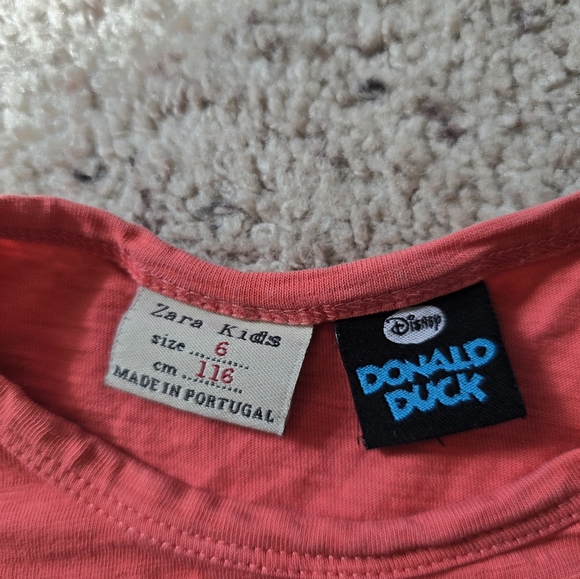 Zara kids Donald duck shirt, size 6 - Picture 4 of 7